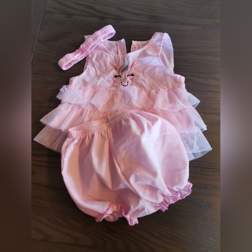 Coney Isle 3 pieces matching set, size 6-9M